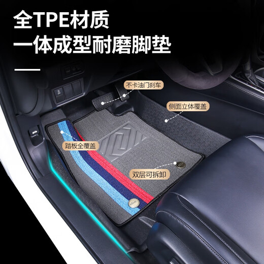 Yusenyi Special Hyundai i30/ix25/ix35 siebte Generation 7/6 Elantra yedong, voll umzuredelte TPE-Autofußmatte einschichtige 5-Seter-Fuß-Fuß-MAT HYUNDAI YOUDONG 08-16