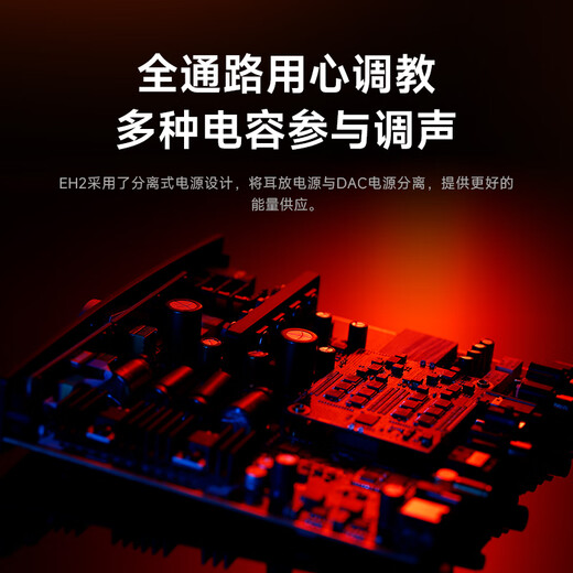 SHANLING EH2 desktop decoding amp HiFi player pre-decoding all-in-one DSD hard decoding 4.4 balanced decoding amp EH2 silver + adapter