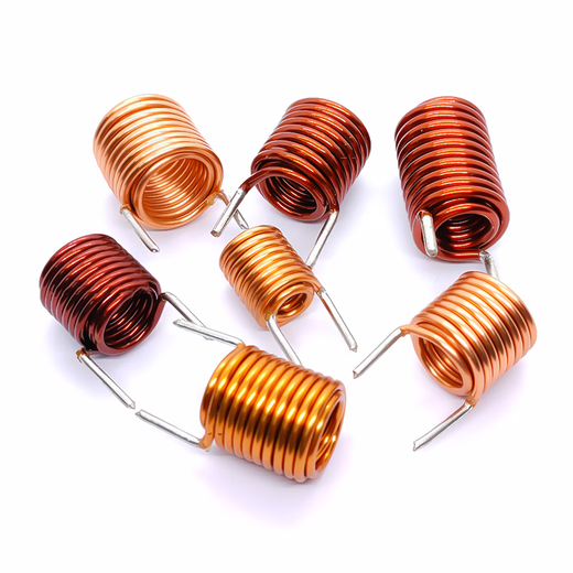 Hanshi Hengye oxygen-free copper inductor for power amplifier air core coil 1.0 10 15T horizontal/brown (40 pieces)
