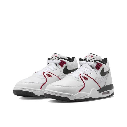 NIKE耐克AirFlight白红耐磨中帮复古运动篮球鞋FD-官方旗舰正品 FD9928-101 T仓  41