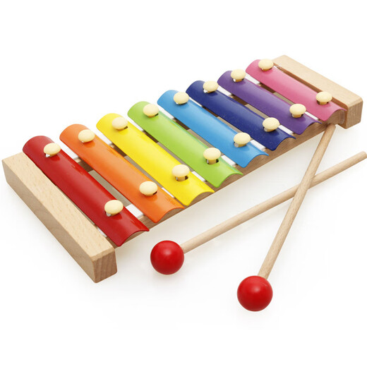 Vanadium Elephant Zhike Children's Clock Beaded Building Blocks Action Training Hand-knocking Piano Digital Baby Girl Early Education Zhizhi Rope Toy Geometric Pairing Board