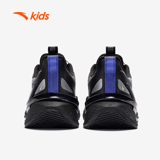 安踏儿童跑鞋男大童2025秋冬革面弓速运动跑步鞋312545501N