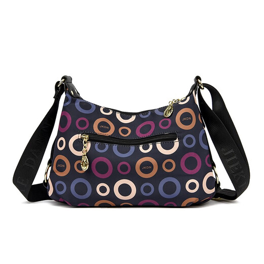 Sac en tissu Sichuan Sac pour femmes à la mode et élégant Sac à bandoulière polyvalent sac de maman d'âge moyen Sac à bandoulière pour femmes imprimé Oxford Tissu Sac 826 Blue Letters