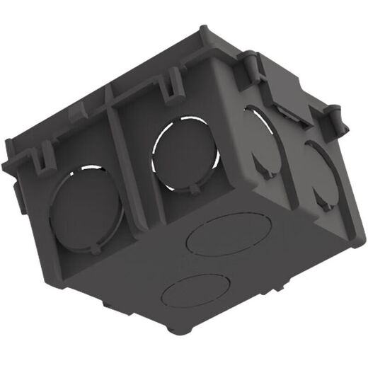 ABB switch socket panel standard bottom box 86 type bottom box conjoined universal cassette trunking box switch box AU565 10 pieces