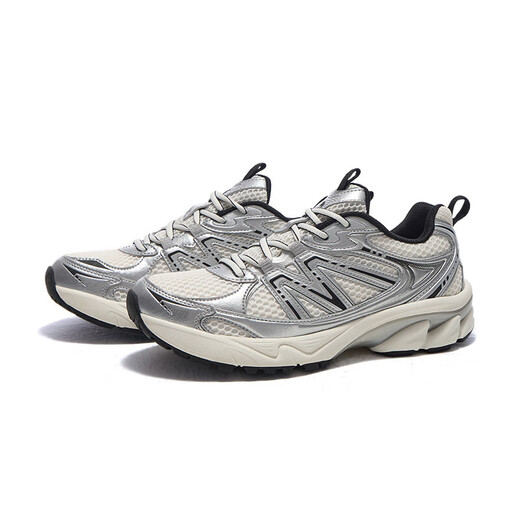 Camel (Camel) persigue los zapatos para hombres de la 2da generación Mase Mesh Highed Retro Sports Shoes K15B09L7002 Ivory/Silver 42