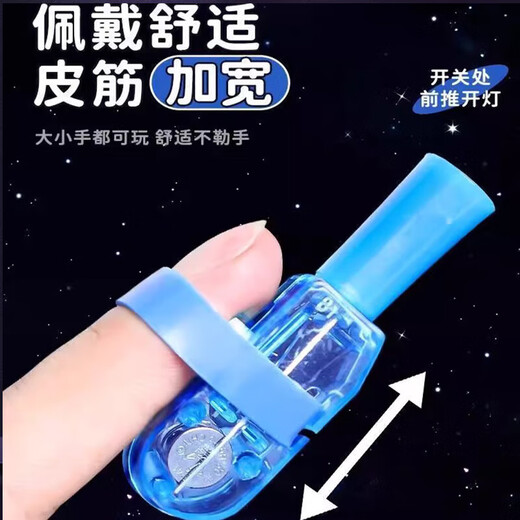 New Ultraman Nezha LED Projector Lamp Finger Cartoon Children Fun Luminous Toy Multi-picture Ring Setup Cartoon Style 2 Packs Randomly Send Patterns