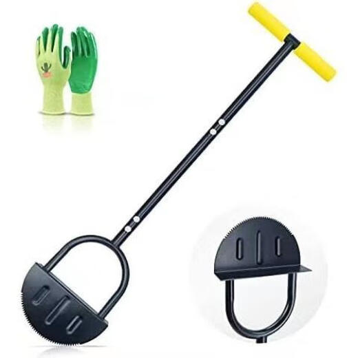 奥洛勋定制手动剪边铲 带把半月形草坪修边机 锯齿手草坪修边工具台阶修 默认