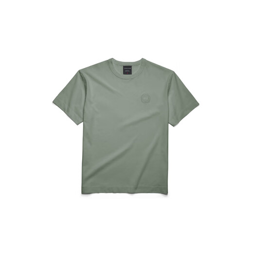 Canada Goose Gladstone Men's Broidered T-shirt à manches courtes Top décontracté 1401M9 9852 Artemisia Green Il est recommandé de choisir deux tailles petites, la taille est trop grande L