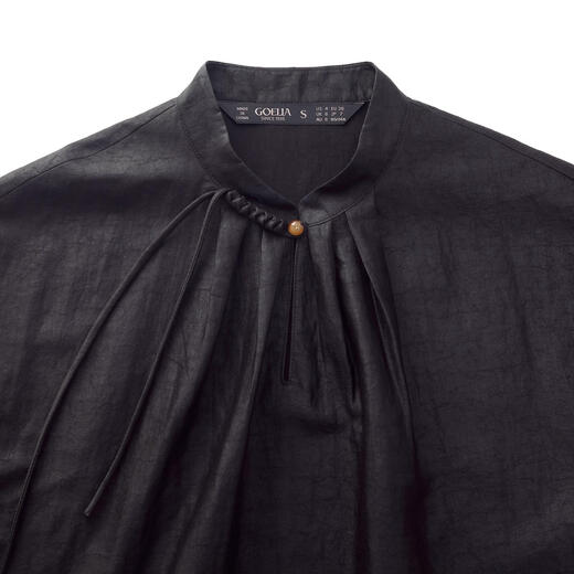 Gloria Xiangyun yarn silk top for women summer new Chinese style national style mulberry silk T-shirt 1E5L3B650 00B black XXS