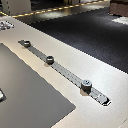 Aosenming simple modern desk boss desk light luxury high-end lacquered president desk and chair high-end office executive desk 2.8 meters high-end boss desk desk