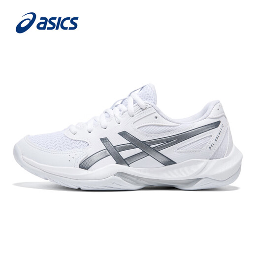 ASICS badminton shoes for men and women GEL-ROCKET 12 official flagship 2025 new professional training shoes white 40