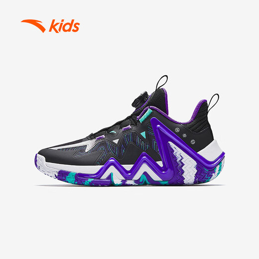 ANTA children's sports shoes for boys 2026 spring wear-resistant practical cushioning knob reverse scale basketball shoes A12511108J