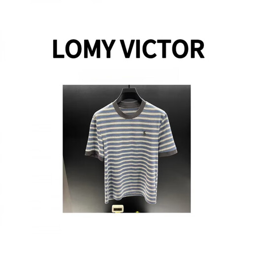 Fr.yh.zhlomy Victor European Station Top Luxus Sommer Neues T-Shirt NZN1396 STRIPE M [90-110]