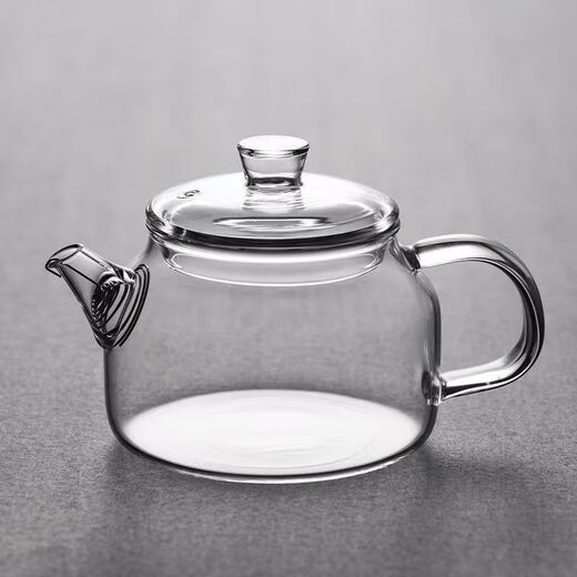 Transparent glass teapot handmade single pot small mini Kung Fu tea set small teapot high temperature resistant