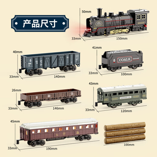 Simulate Electric rétro Thomas Train Track Set Toys Children's High-Speed ​​Train EMU Car Boy Model Batter