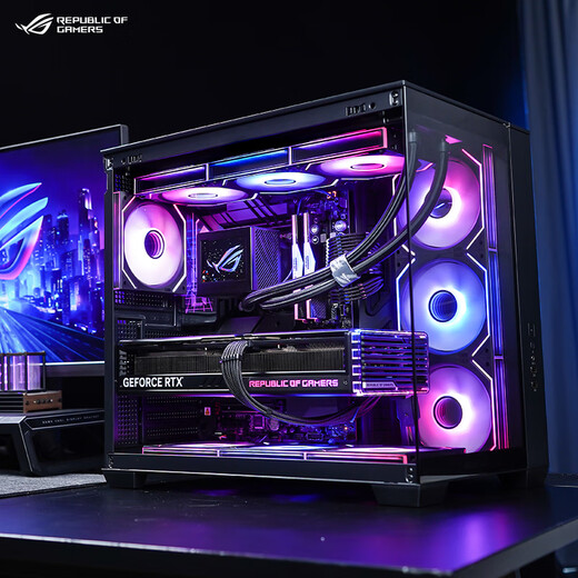 ASUS family bucket RTX5060Ti/RTX5060/5070 host i5 14600KF assembled computer host delta game live broadcast configuration DIY complete computer desktop i5 14600KF+RTX5060丨Configuration 2