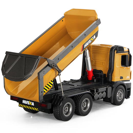 Zhouge Mine Mulde Truck Lastwagen Große Fernbedienungssteuer -Lkw -Legierungs -Lkw -Lkw -Lkw -Ladung Fahrzeugladung Transport transportiert Schlamm Kinder Elektrofahrzeug 10 Kanalkipper LKW -LKW zwei elektrische Akkulaufzeit von etwa 50 Minuten + kostenloser Wartungsservice