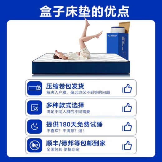 HAIMA FUBAO MEMPEMENT MÉMOIRE MODE MATISE VIME COMPRESSION SAG MATTENTS LATEX MATTEMENT SPRING INDÉPENDANC