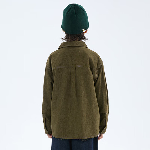 Mipu + children's shirt MPEWQCS01 olive green 160cm