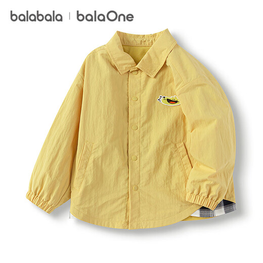 Balabala children's clothing baby jacket boys and girls clothes 2025 new autumn thin shirt cute casual 208325105209