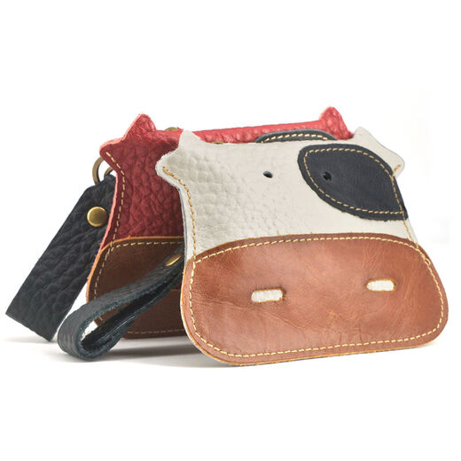 OEMG süße Blume Niu Multifunktion Cartoon Wallet Wallet Key Bag Damen Brieftasche Brieftasche Brieftasche Schlüsselkette Süßes Coin Grau Grau
