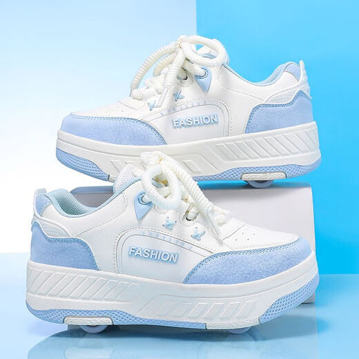 Yitu (Yitu) 2025 Neue Allrad-Rampage-Schuhe für Mädchen Radschuhe für Kinder Skating Roller Skating-Schuhe für Rollkinder Sportschuhe für Mädchen 9928 Pink Regular Style 29