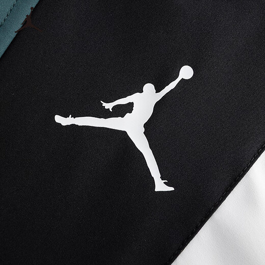 Jordan Nike AJ Children's Clothing Children's Windproof Jacket Boys Autumn New Hooded Jacket Mediterranean Green