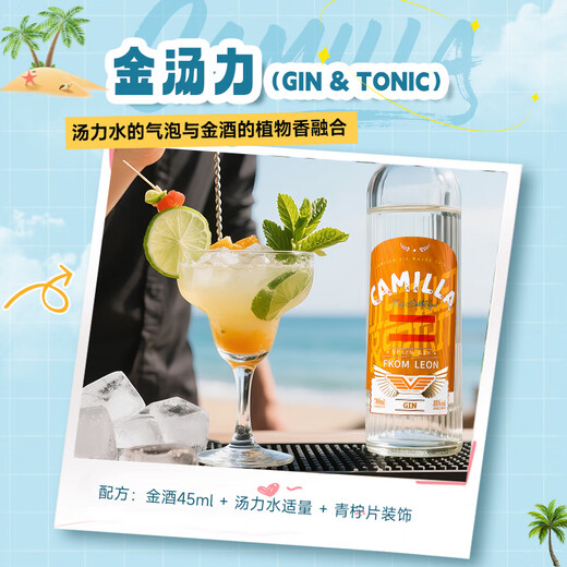 Louis Marsyney [Barming Combination Tool] Gin Wine Cocktails Getränke Basis Wein Weiß Rum Wein Geben Sie Geschenke leicht berauschtes Gin -Wein mit Zitrusfrüchten.