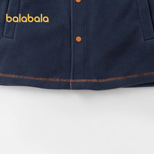 Balabala children's coat boys girls baby tops 2025 autumn polar fleece anti-static warm 209325105201