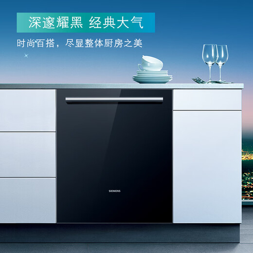 Exclusive accessories for SIEMENS SZ06AXCFI, built-in dishwasher glass door (fully built-in), black, panel only (dishwasher needs to be purchased separately)