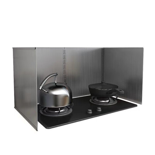 四万公里厨房挡油板 炒菜防溅油烟机隔热隔油防油挡板煤气灶台不锈钢4折