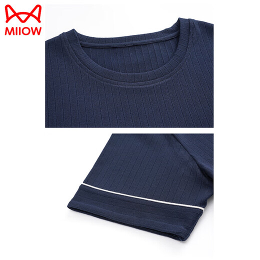 Los pantalones cortos delgados de algodón puro de verano de Catman (Miiow) Pajamas se pueden usar en el exterior para el juego de ropa para el hogar fresco de tamaño grande para hombres casuales 9922# L [sugerido 100-120Jin [Jin iguala 0.5 kg]]]]