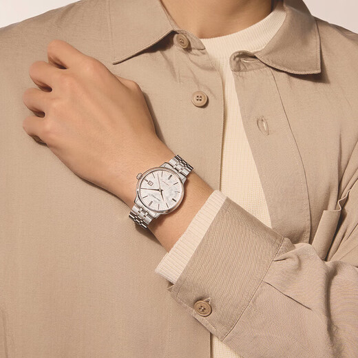 海鸥（SEAGULL）海鸥手表男士自动机械雪松经典商务防水腕表男士礼物6182 雪松雪白对表-6182