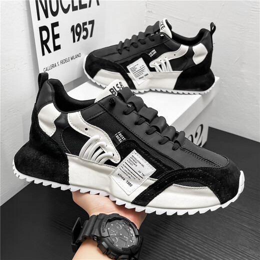 Changxiang Huili-Schuhe Herrenschuhe 2025 Neue Sommer atmungsaktiv und vielseitige Sport- und Freizeitschuhe Herren wasserdichte und Anti-Rutsch-Daddy-Schuhe RF-C681 Green 41