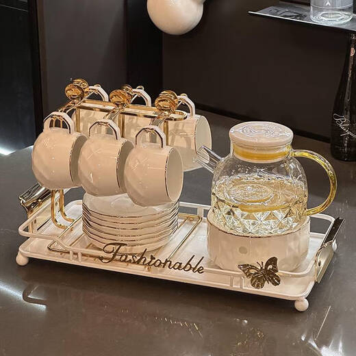 Yonghuan de té de la tarde de la tarde de la tarde de la fruta de la fruta Vela de té de té de aspecto alto set de 9 piezas 691 Caja de regalo