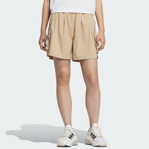 阿迪达斯 （adidas）女裤2025夏季新款休闲裤GFX WV SHORTS 运动短裤JL9274 JL9274/暖沙色/主图款 S