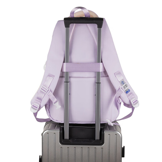 Brand d'études d'études d'école secondaire d'Ounchi Brand pour femmes pour femmes nouvelles élèves de grande capacité occasionnels Sacquage de réduction du fardeau léger pour les femmes Purple 35cm * 23cm * 46cm