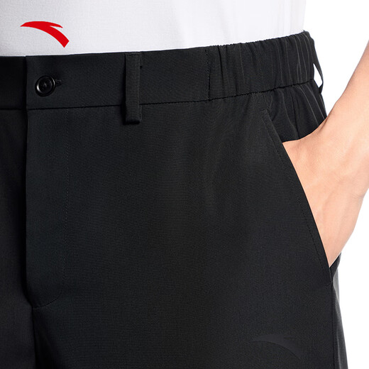 
Anta (ANTA) Elite Business Sports Pants | Anti-Wrinkle Pants Men's Sun Protection Autumn Sports Pants Straight-Picked Casual Pants [Water-Repellent Pants] Basic Black 7509-4 L (Men 175)
