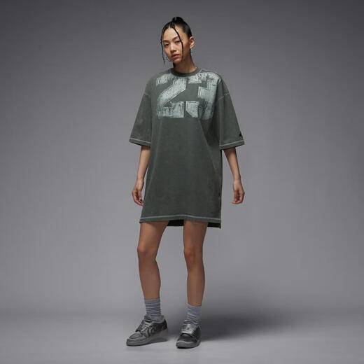 Nike (Nike) 2025 Women's AS W J Flt SS Tshirt Dress Skirt HQ9197-068 XL