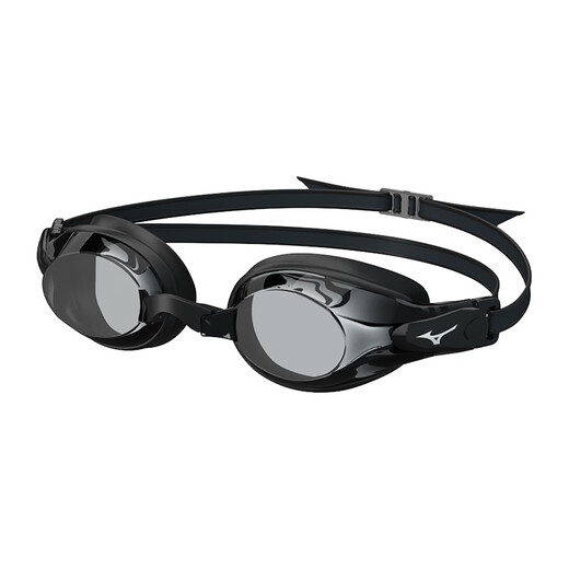 Mizuno (MIZUNO) swimming goggles men's waterproof anti-fog myopia swimming goggles women's large frame adult professional swimming cap set equipment E1560 black 300