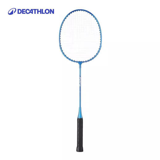 迪卡侬趣玩系列成人户外羽毛球单拍130 晴空蓝5056167