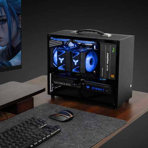 Maxxuan i5 13400F/RTX5070/5060TI/3050/B580/12400F/230F mini ITX desktop assembly computer host game live broadcast design DIY complete machine configuration five丨12400F丨ARC B580