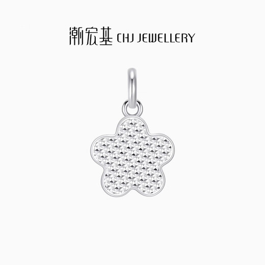 Chao Acer Platinum Crushed Ice Exploding Flower Pendant Women's PT950 Platinum Necklace Birthday Gift Price Single Pendant (Including Labor Cost 260 Yuan) 3.05g
