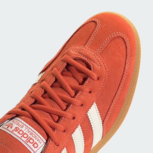 阿迪达斯 （adidas）三叶草男鞋女鞋 HANDBALL SPEZIAL 经典复古运动板鞋德训鞋T头鞋 IG6191/砖红色/米白色 36
