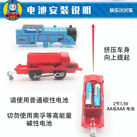 Small train toy track set magnetic alloy electric children boys 1-3 years old baby car holiday gifts Electric train blue battery gifts for boys and girls birthday gifts