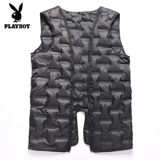 
Playboy [Down Bottom] Woolen Coat Men's New Winter Lapel Jacket Thickened Warm Woolen Trench Coat Gray [Hot Sale] L
