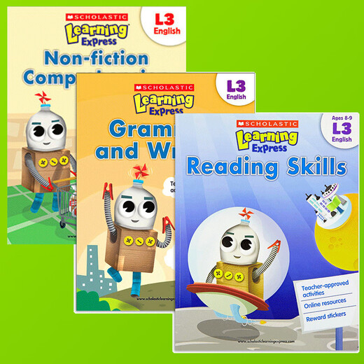 Xuele Learning Train Series Übung Buch 3 Volume Grundschule Klasse 3 Original importierte amerikanische Kinder zufällig veröffentlicht