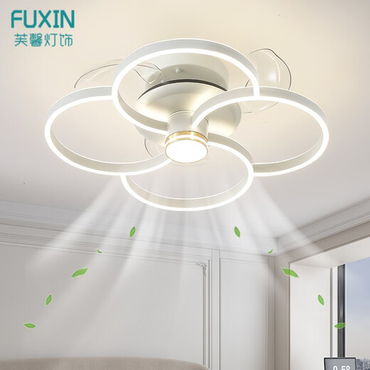 Fuxin 2025 Neues Lüfter leichter Schlafzimmer leichte minimalistische Esszimmer Deckenlüfter Leichtdanach Elektrische Lüfter Licht Zhongshan Lamp