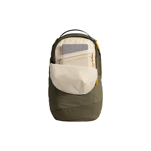 North Face Isabella 3.0 Casual Sports Zipper Ouverture et fermeture du polyester sac à dos féminin Green Green Military Green