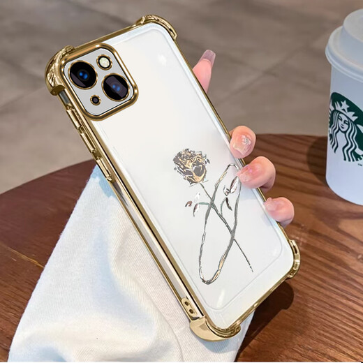 酷皓辰苹果13MINI手机壳iPhone13mini保护套A2629新款iPoneoi3mini全包男女防摔液态硅胶软简约超薄外壳 暗紫色-铂金玫瑰-送钢化膜 苹果13MINI